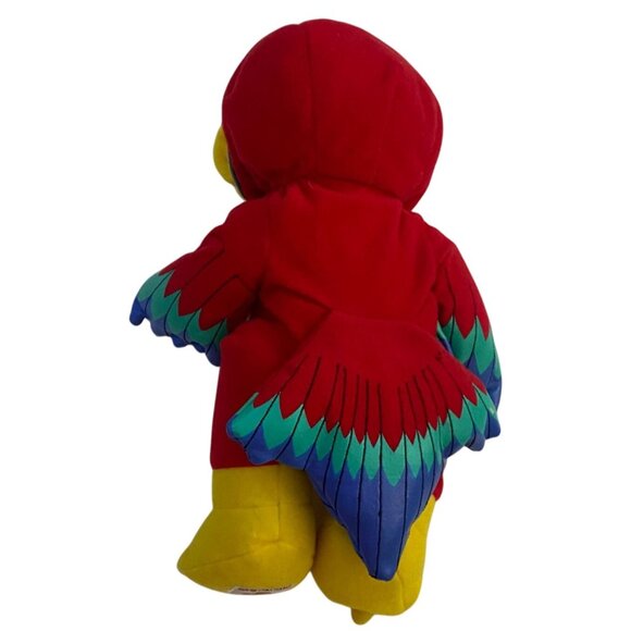 Vintage Hard Rock Cafe Key West Bear Dressed Like A Parrot-11 In-GUC - Picture 6 of 9